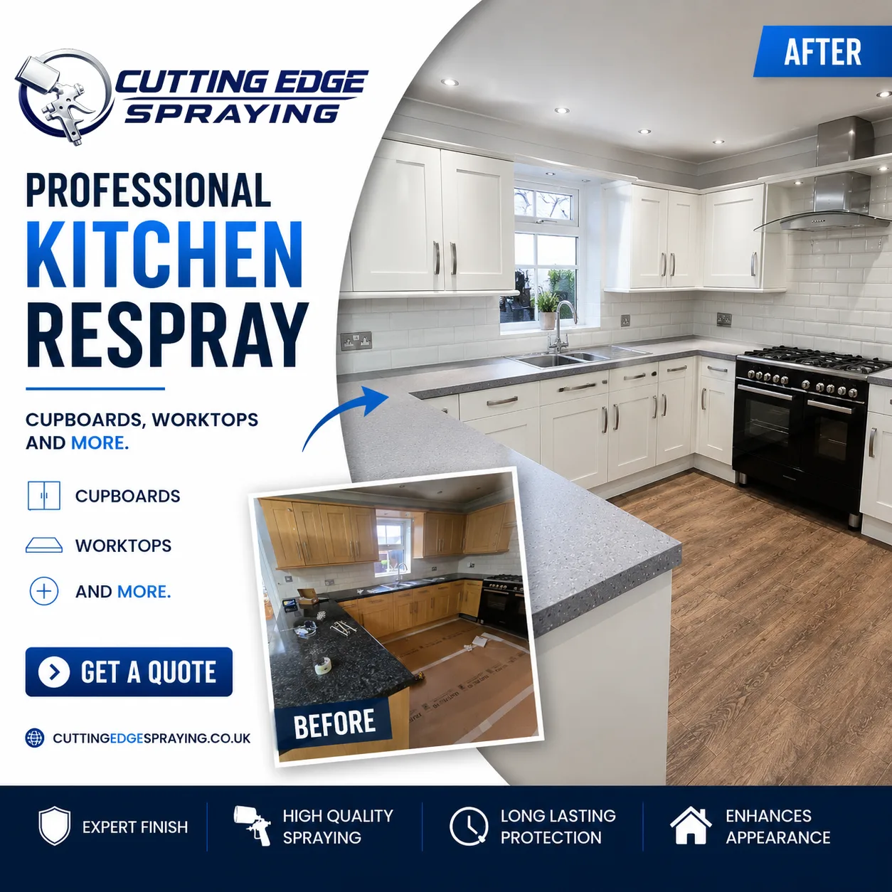 Painting &amp; decorating work by Cutting Edge Spraying