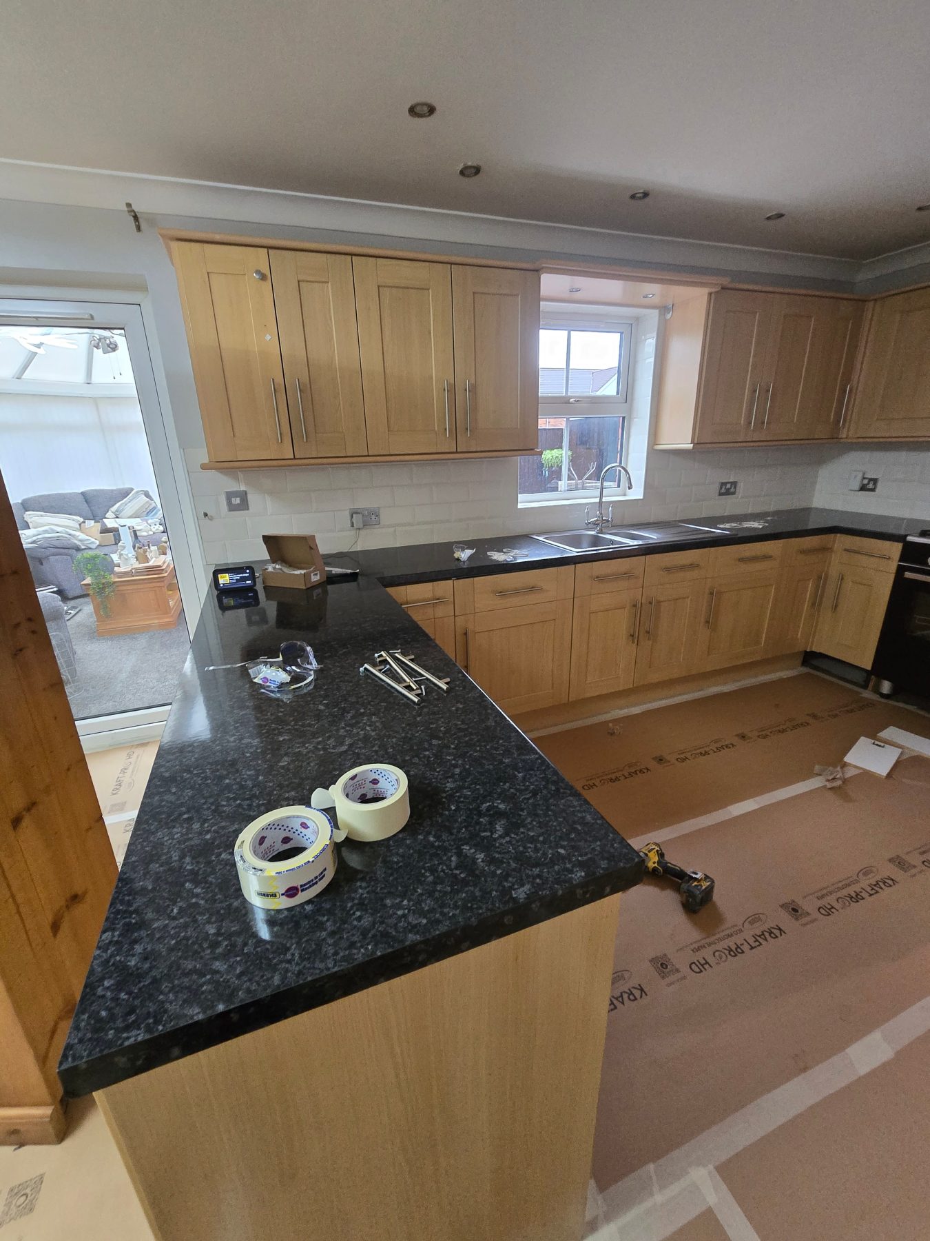 Beech Kitchen to Modern